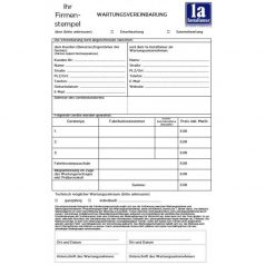 1a-Wartungsvereinbarung