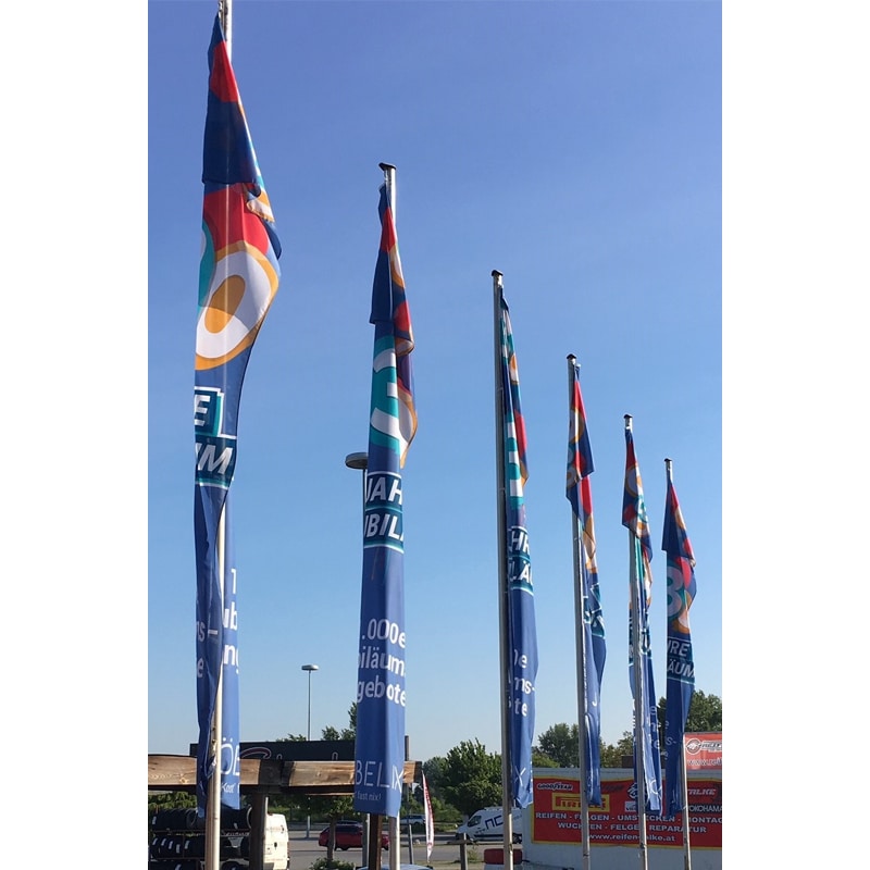 1a-Mast ohne Ausleger, mit Bodenhülse