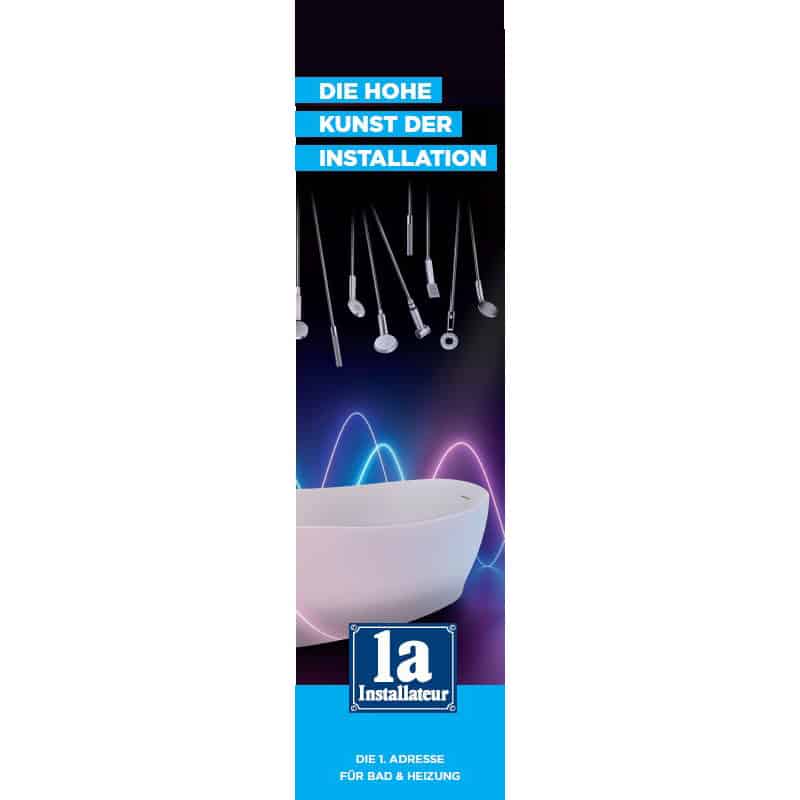 1a-Fahne Badewanne 400x100