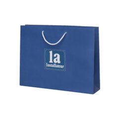 1a-Papiertasche blau