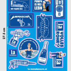 50 1a-Stickerbögen