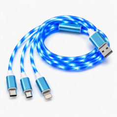3-in-1 LED-Ladekabel